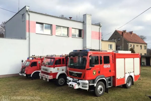 Interwencja strażaków w Zawadzkiem: uszkodzony zawór butli gazowej