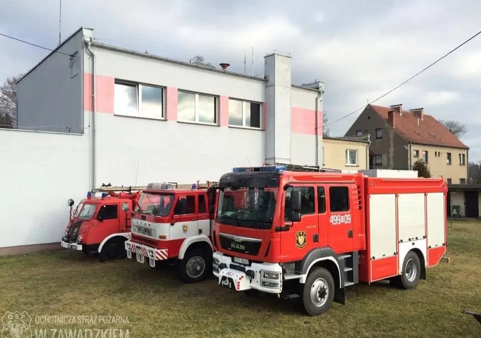 Interwencja strażaków w Zawadzkiem: uszkodzony zawór butli gazowej