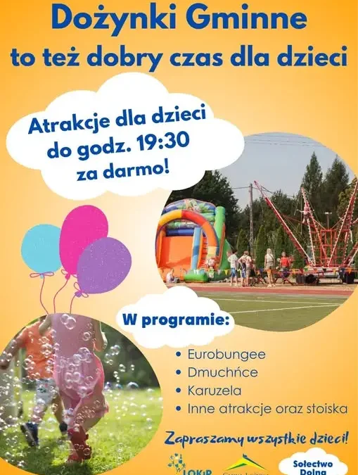 Dożynki Gminne w Dolnej – święto plonów z atrakcjami dla całych rodzin