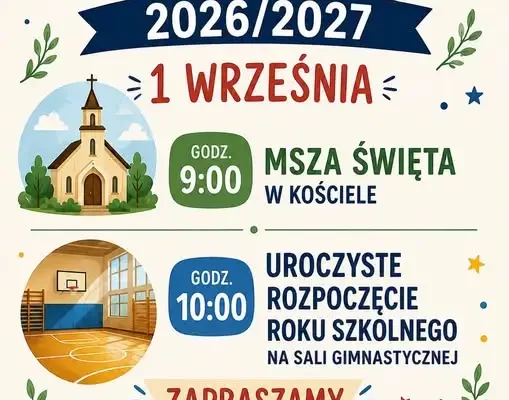Uroczyste rozpoczęcie roku szkolnego w Leśnicy Groniu