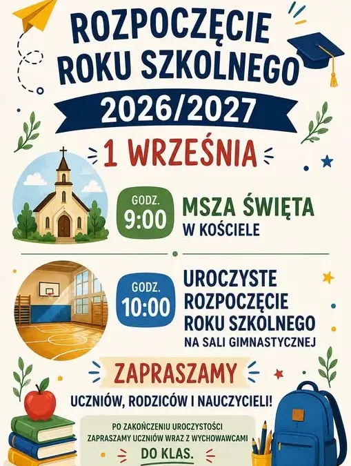 Uroczyste rozpoczęcie roku szkolnego w Leśnicy Groniu