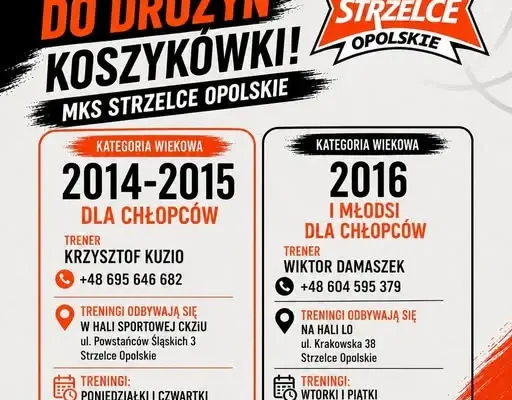 MKS zaprasza młodych koszykarzy – nabór dla rocznika 2014 i młodszych