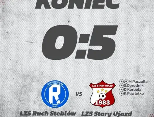 Pewne zwycięstwo 0-5 w meczu: drużyna z Ujejsca rozpoczyna sezon od mocnego uderzenia