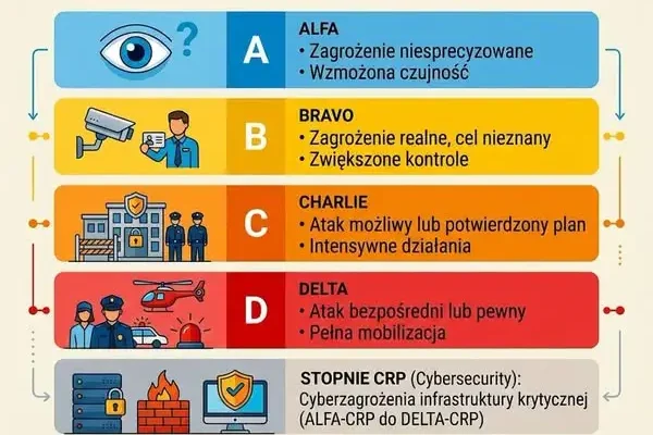 Czterostopniowa skala alarmowa w Polsce – co oznaczają poszczególne stopnie?