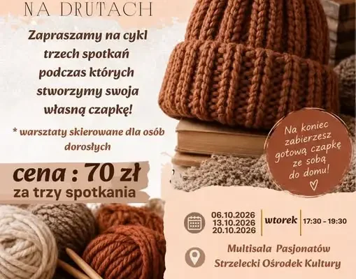 Warsztaty dziewiarskie dla początkujących w Strzelcach Opolskich