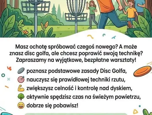 Bezpłatne warsztaty Disc Golfa w Parku Leśnym – już 19 września