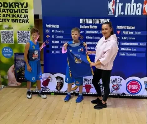 MKS Strzelce Opolskie zagra w jrNBA jako Golden State Warriors