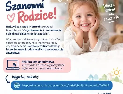 NIK pyta rodziców o świadczenie „aktywny rodzic”. Ankieta dla mieszkańców Gminy Leśnica