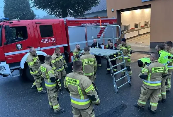 OSP Wysoka z nowym podestem ratowniczym. Strażacy przeszli szkolenie