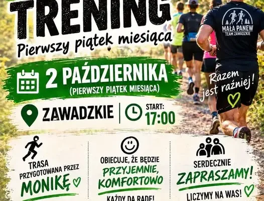 Mała Panew Team Zawadzkie zaprasza na wspólny trening 2 października