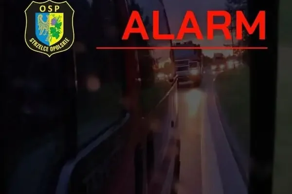 Pożar maszyny w zakładzie produkcyjnym w Strzelcach Opolskich
