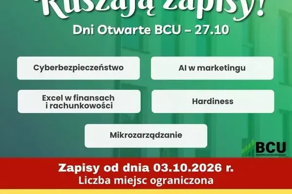 Dni Otwarte w BCU w Strzelcach Opolskich – zapisy na darmowe szkolenia trwają
