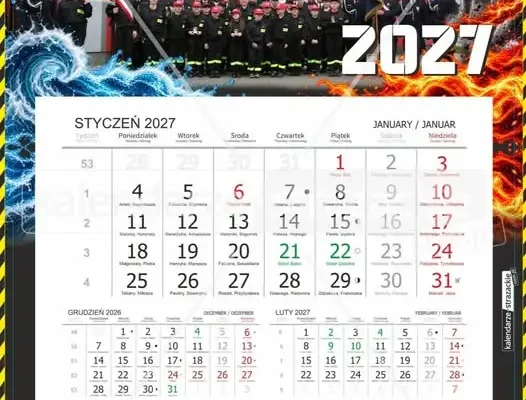 OSP Izbicko rozpoczyna dystrybucję kalendarzy na 2027 rok