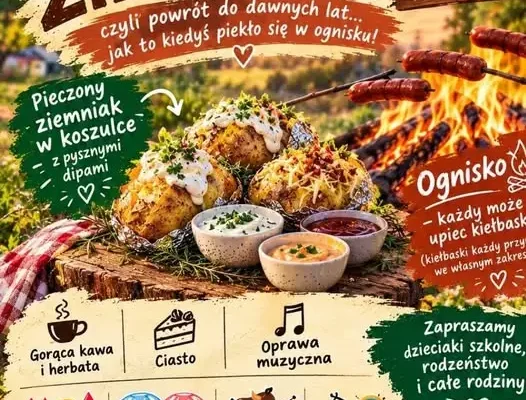 Dzień Pieczonego Ziemniaka w Szkole Podstawowej w Izbicku – zaproszenie na wyjątkowe popołudnie