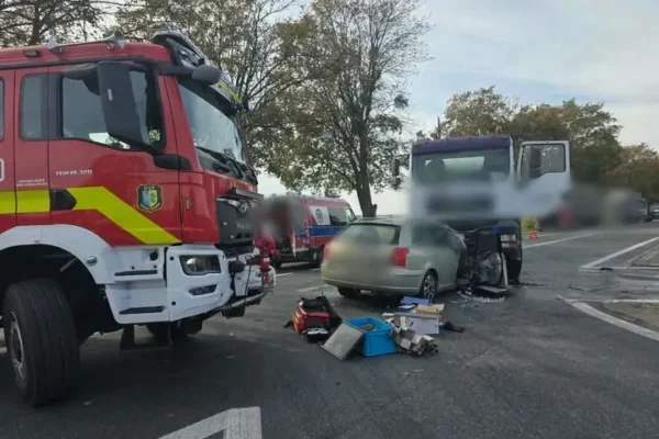 Zderzenie dwóch pojazdów na DK94 w Strzelcach Opolskich