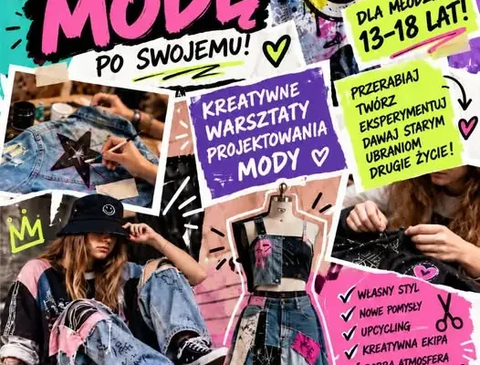 Warsztaty kreatywnego projektowania mody w Strzeleckim Ośrodku Kultury