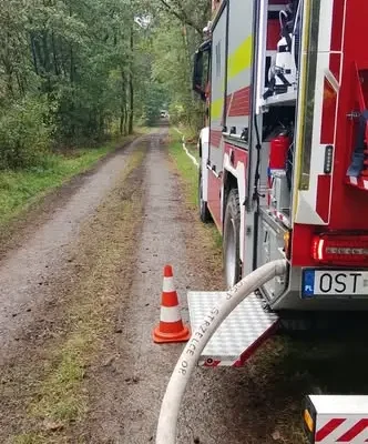 Druhowie z OSP Strzelce Opolskie na manewrach wojewódzkich w Sowinie