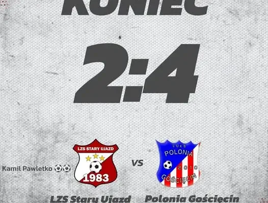 Ujejsce przegrywa z Polonią Gościęcin 2:4. Kamil Pawletko z dubletem