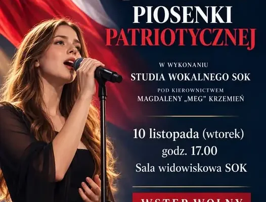 Koncert Piosenki Patriotycznej w Strzelcach Opolskich – 10 listopada
