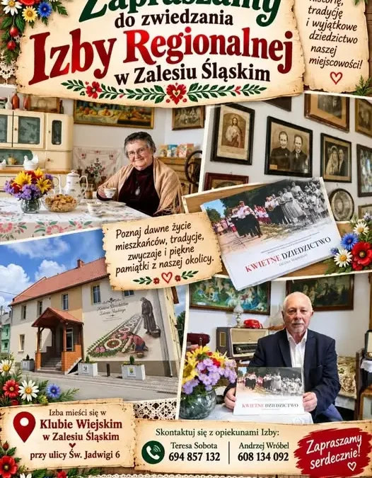 Izba Regionalna w Zalesiu Śląskim otwiera drzwi dla mieszkańców i szkół