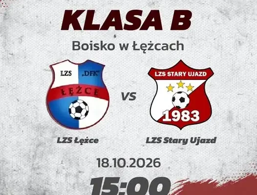 LZS Stary Ujazd zagra na wyjeździe z LZS Łężce w niedzielę