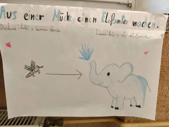 Szkolna galeria przysłów – uczniowie odkryli, że język to nie tylko gramatyka