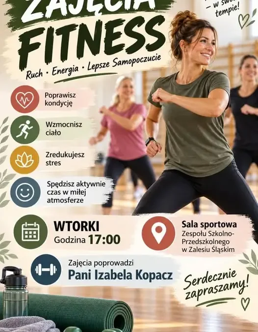 Fitness w Zalesiu Śląskim – startujemy 20 października!
