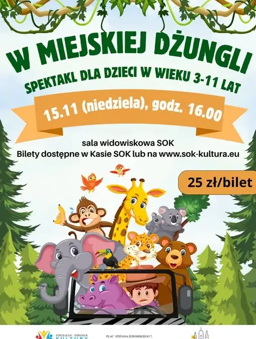Spektakl „W Miejskiej Dżungli” – bezpieczeństwo przez zabawę w Strzelcach Opolskich