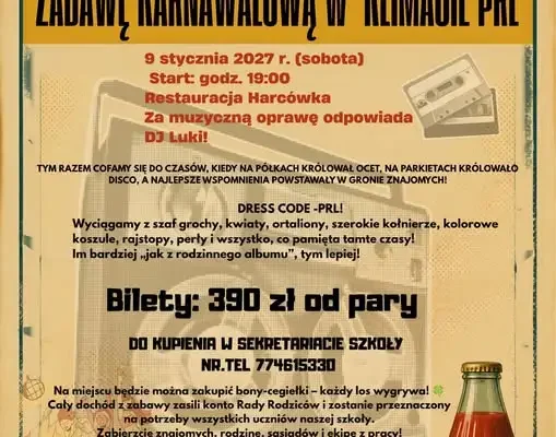 PRL-owska zabawa karnawałowa w Leśnicy – wróćmy do tamtych lat!