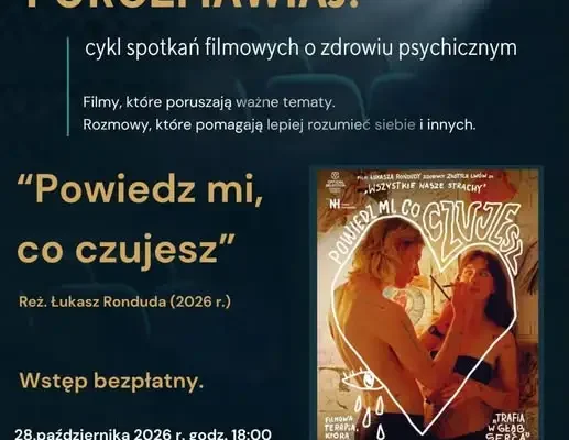Kino Meduza w Opolu zaprasza na bezpłatny seans i rozmowę o zdrowiu psychicznym
