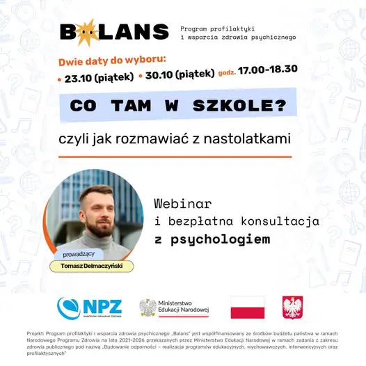 Bezpłatny webinar dla rodziców nastolatków – jak być blisko w trudnym czasie
