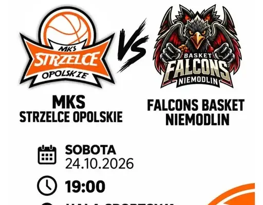 MKS Falcons Basket Strzelce Opolskie zagra u siebie z Niemodlinem w 4. kolejce 3. ligi