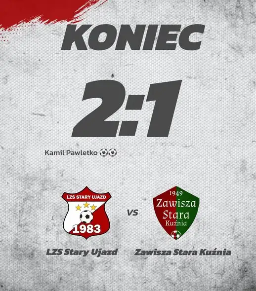 Zwycięstwo 2-1! Ujejsce wygrywa ciężki mecz